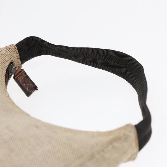 PRADA Hand Bag Canvas Beige Auth 87677 - Picture 14 of 16